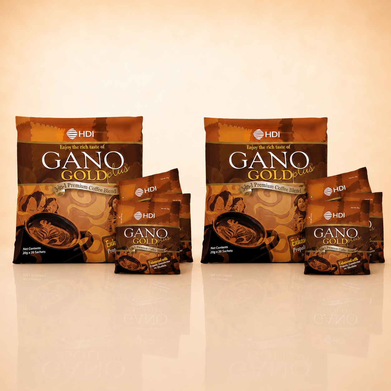HDI™ Gano Gold Plus Coffee