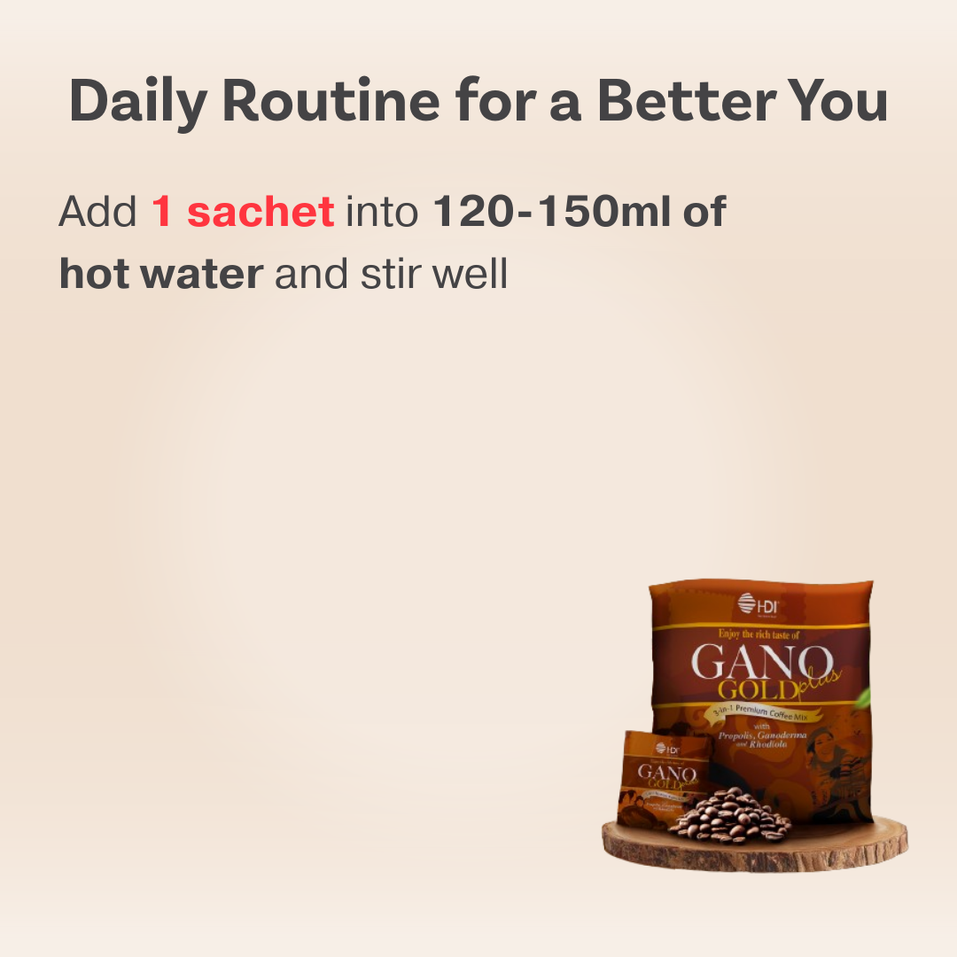 HDI™ Gano Gold Plus Coffee